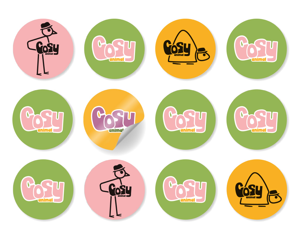 Manisha Design Artwork cosy Sticker